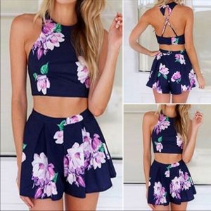 Sumer set: top+skirt